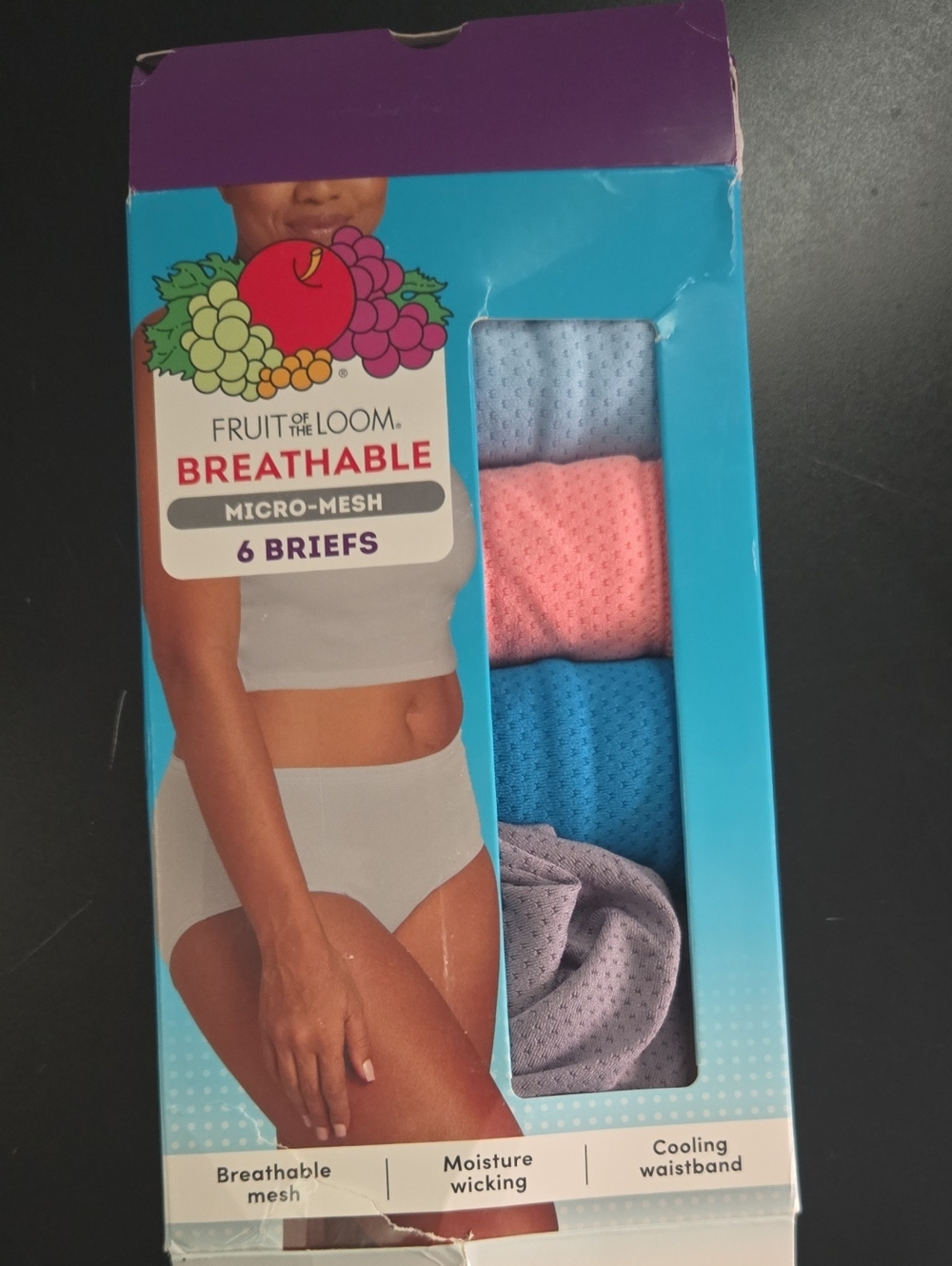 Women's Breathable Micro-Mesh Briefs.
